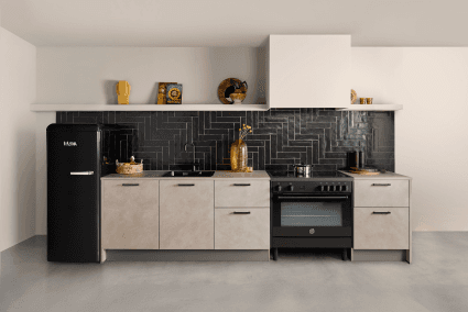 houten rechte keuken